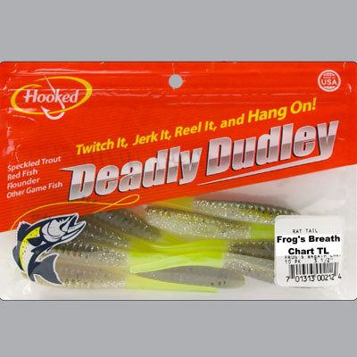 Rat Tail 3 1/2 DD-212 Frog's Breath with Chartreuse Tail – Deadly Dudley