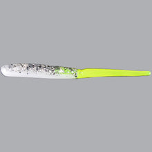 Load image into Gallery viewer, Rat Tail 5&quot; DD-412 Salt &amp; Pepper with Chartreuse Tail
